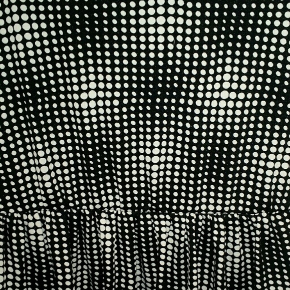 Bebop - Black & White 3/4 Sleeve Polka Dot Dress - Picture 5 of 9